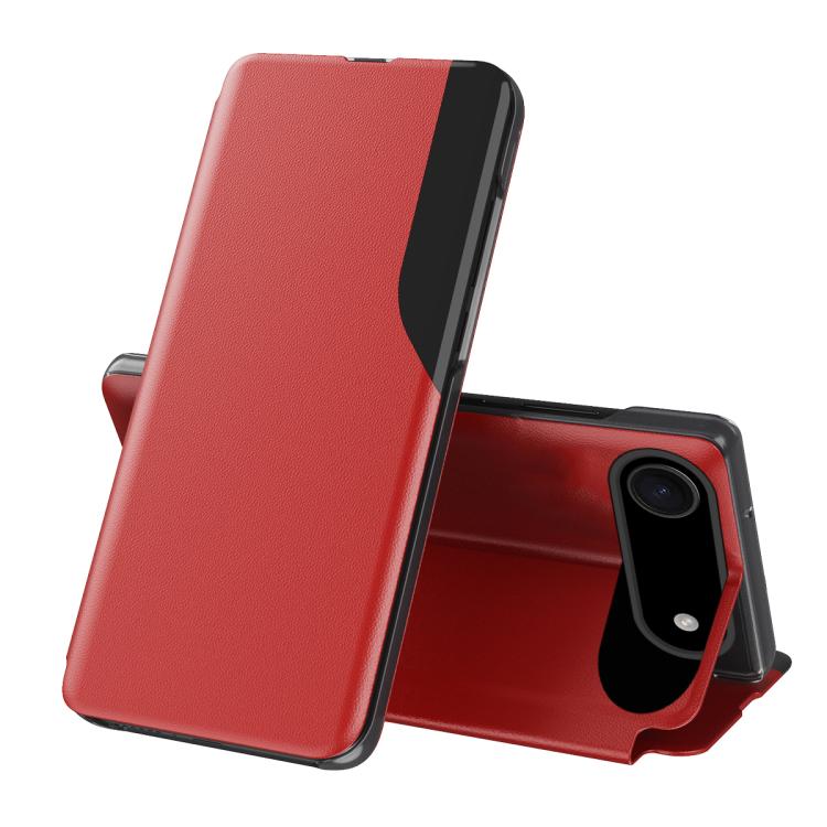 サイドディスプレイフリップレザースマホケース、iPhone 17e / 16e用、iPhone 17 Pro Max用、iPhone 17 Pro用、iPhone 17用、iPhone Air用、iPhone 16 Pro Max用、iPhone 16 Pro用、iPhone 16 Plus用
