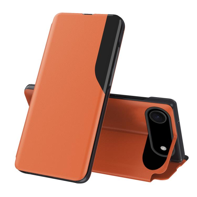 サイドディスプレイフリップレザースマホケース、iPhone 17e / 16e用、iPhone 17 Pro Max用、iPhone 17 Pro用、iPhone 17用、iPhone Air用、iPhone 16 Pro Max用、iPhone 16 Pro用、iPhone 16 Plus用
