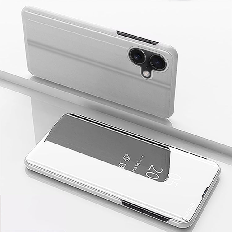 ホルダー付きメッキミラー横向き反転レザー電話ケース、iPhone 16 Pro用、iPhone 16 Plus用、iPhone 16用、iPhone 15 Pro Max用、iPhone 15 Pro用、iPhone 15 Plus用