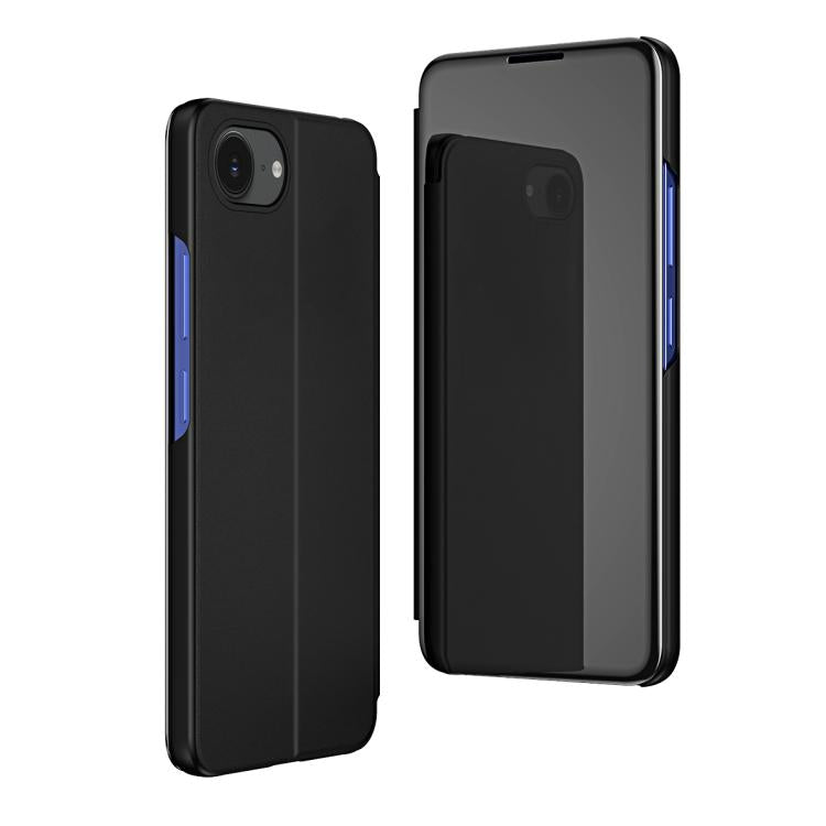 めっきミラー横開きレザースマホケース（ホルダー付き）、iPhone 17e / 16e用、iPhone 17 Pro Max用、iPhone 17 Pro用、iPhone 17用、iPhone Air用、iPhone 16 Pro Max用
