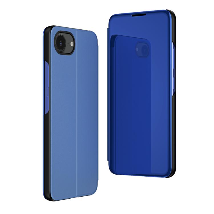 めっきミラー横開きレザースマホケース（ホルダー付き）、iPhone 17e / 16e用、iPhone 17 Pro Max用、iPhone 17 Pro用、iPhone 17用、iPhone Air用、iPhone 16 Pro Max用
