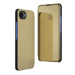 めっきミラー横開きレザースマホケース（ホルダー付き）、iPhone 17e / 16e用、iPhone 17 Pro Max用、iPhone 17 Pro用、iPhone 17用、iPhone Air用、iPhone 16 Pro Max用