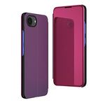 めっきミラー横開きレザースマホケース（ホルダー付き）、iPhone 17e / 16e用、iPhone 17 Pro Max用、iPhone 17 Pro用、iPhone 17用、iPhone Air用、iPhone 16 Pro Max用