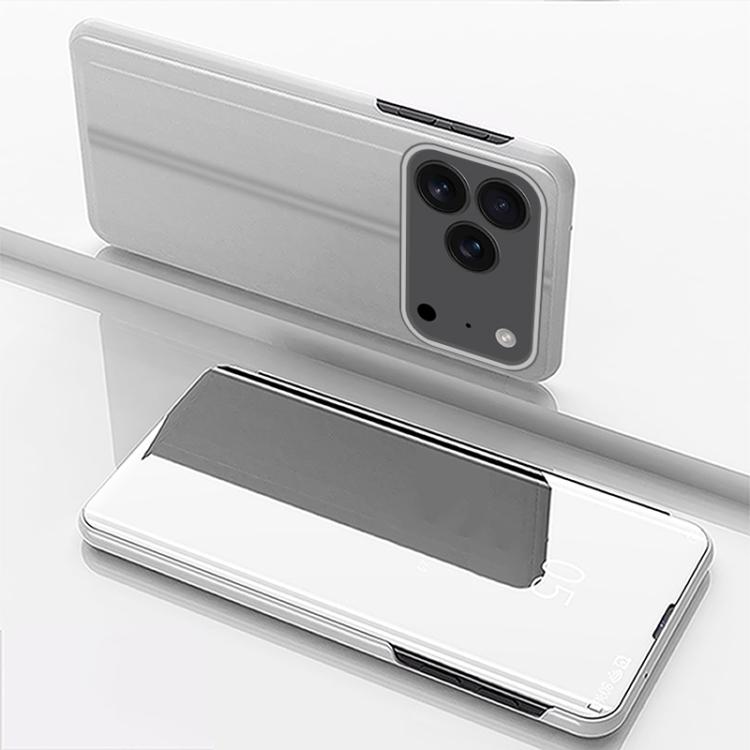 めっきミラー横開きレザースマホケース（ホルダー付き）、iPhone 17e / 16e用、iPhone 17 Pro Max用、iPhone 17 Pro用、iPhone 17用、iPhone Air用、iPhone 16 Pro Max用