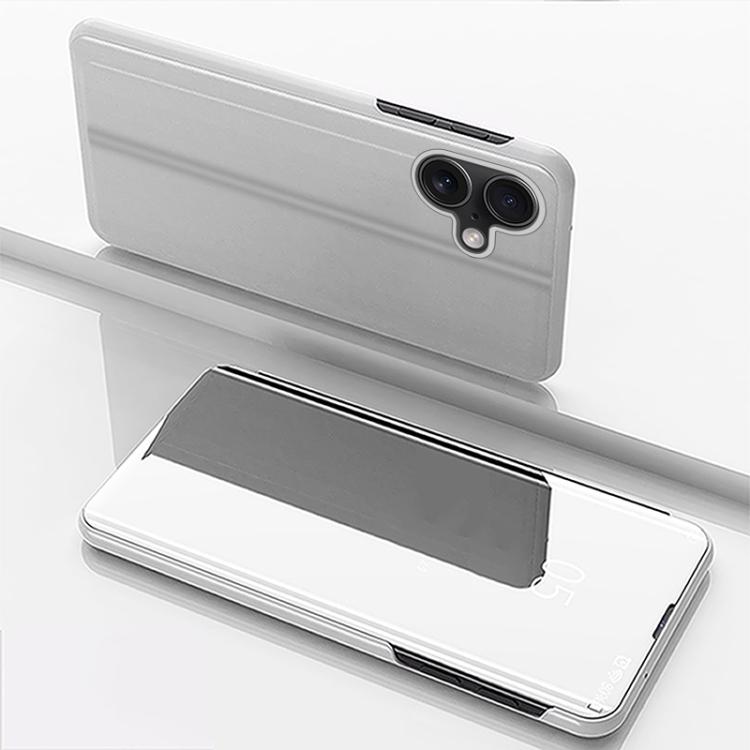 めっきミラー横開きレザースマホケース（ホルダー付き）、iPhone 17e / 16e用、iPhone 17 Pro Max用、iPhone 17 Pro用、iPhone 17用、iPhone Air用、iPhone 16 Pro Max用