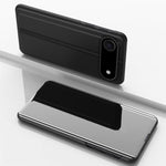 めっきミラー横開きレザースマホケース（ホルダー付き）、iPhone 17e / 16e用、iPhone 17 Pro Max用、iPhone 17 Pro用、iPhone 17用、iPhone Air用、iPhone 16 Pro Max用