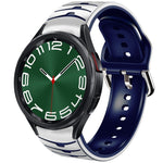 曲面テクスチャーシリコンウォッチバンド、Samsung Galaxy Watch 6 Classic 47mm用、Samsung Galaxy Watch 6 44mm用、Samsung Galaxy Watch 6 40mm用
