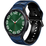曲面テクスチャーシリコンウォッチバンド、Samsung Galaxy Watch 6 Classic 47mm用、Samsung Galaxy Watch 6 44mm用、Samsung Galaxy Watch 6 40mm用
