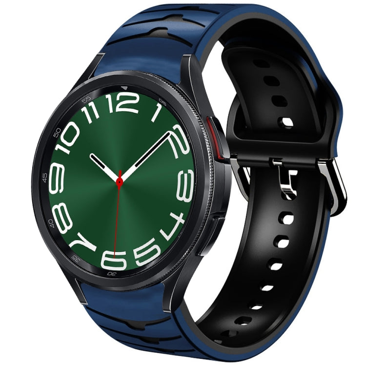 曲面テクスチャーシリコンウォッチバンド、Samsung Galaxy Watch 6 Classic 47mm用、Samsung Galaxy Watch 6 44mm用、Samsung Galaxy Watch 6 40mm用