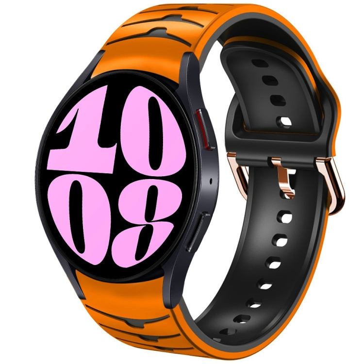 曲面テクスチャーシリコンウォッチバンド、Samsung Galaxy Watch 6 Classic 47mm用、Samsung Galaxy Watch 6 44mm用、Samsung Galaxy Watch 6 40mm用