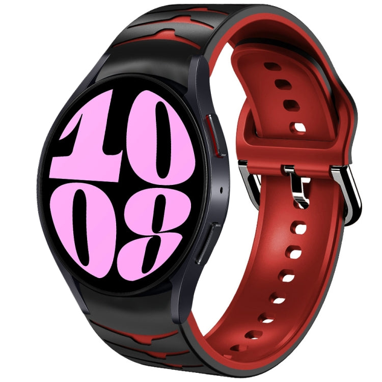 曲面テクスチャーシリコンウォッチバンド、Samsung Galaxy Watch 6 Classic 47mm用、Samsung Galaxy Watch 6 44mm用、Samsung Galaxy Watch 6 40mm用