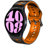 曲面テクスチャーシリコンウォッチバンド、Samsung Galaxy Watch 6 Classic 47mm用、Samsung Galaxy Watch 6 44mm用、Samsung Galaxy Watch 6 40mm用