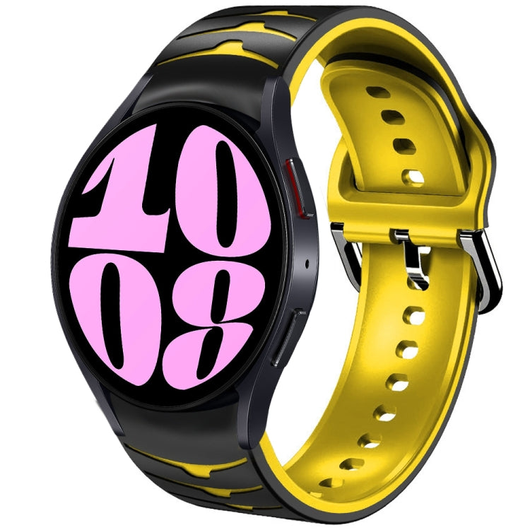 曲面テクスチャーシリコンウォッチバンド、Samsung Galaxy Watch 6 Classic 47mm用、Samsung Galaxy Watch 6 44mm用、Samsung Galaxy Watch 6 40mm用