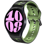 曲面テクスチャーシリコンウォッチバンド、Samsung Galaxy Watch 6 Classic 47mm用、Samsung Galaxy Watch 6 44mm用、Samsung Galaxy Watch 6 40mm用