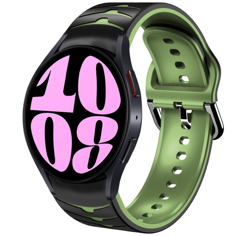 曲面テクスチャーシリコンウォッチバンド、Samsung Galaxy Watch 6 Classic 47mm用、Samsung Galaxy Watch 6 44mm用、Samsung Galaxy Watch 6 40mm用