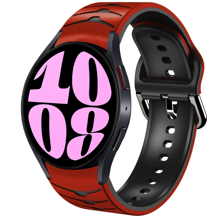 曲面テクスチャーシリコンウォッチバンド、Samsung Galaxy Watch 6 Classic 47mm用、Samsung Galaxy Watch 6 44mm用、Samsung Galaxy Watch 6 40mm用
