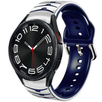 カーブテクスチャーシリコンウォッチバンド、Samsung Galaxy Watch 6 Classic 43mm用、Samsung Galaxy Watch 5 Pro ゴルフエディション用、Samsung Galaxy Watch 5 ゴルフエディション用