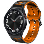 カーブテクスチャーシリコンウォッチバンド、Samsung Galaxy Watch 6 Classic 43mm用、Samsung Galaxy Watch 5 Pro ゴルフエディション用、Samsung Galaxy Watch 5 ゴルフエディション用