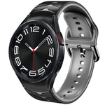 カーブテクスチャーシリコンウォッチバンド、Samsung Galaxy Watch 6 Classic 43mm用、Samsung Galaxy Watch 5 Pro ゴルフエディション用、Samsung Galaxy Watch 5 ゴルフエディション用