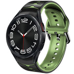 カーブテクスチャーシリコンウォッチバンド、Samsung Galaxy Watch 6 Classic 43mm用、Samsung Galaxy Watch 5 Pro ゴルフエディション用、Samsung Galaxy Watch 5 ゴルフエディション用