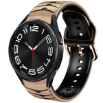 カーブテクスチャーシリコンウォッチバンド、Samsung Galaxy Watch 6 Classic 43mm用、Samsung Galaxy Watch 5 Pro ゴルフエディション用、Samsung Galaxy Watch 5 ゴルフエディション用