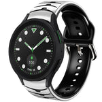 カーブテクスチャーシリコンウォッチバンド、Samsung Galaxy Watch 6 Classic 43mm用、Samsung Galaxy Watch 5 Pro ゴルフエディション用、Samsung Galaxy Watch 5 ゴルフエディション用