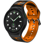 カーブテクスチャーシリコンウォッチバンド、Samsung Galaxy Watch 6 Classic 43mm用、Samsung Galaxy Watch 5 Pro ゴルフエディション用、Samsung Galaxy Watch 5 ゴルフエディション用