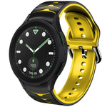 カーブテクスチャーシリコンウォッチバンド、Samsung Galaxy Watch 6 Classic 43mm用、Samsung Galaxy Watch 5 Pro ゴルフエディション用、Samsung Galaxy Watch 5 ゴルフエディション用