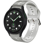 カーブテクスチャーシリコンウォッチバンド、Samsung Galaxy Watch 6 Classic 43mm用、Samsung Galaxy Watch 5 Pro ゴルフエディション用、Samsung Galaxy Watch 5 ゴルフエディション用