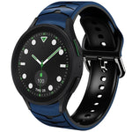 カーブテクスチャーシリコンウォッチバンド、Samsung Galaxy Watch 6 Classic 43mm用、Samsung Galaxy Watch 5 Pro ゴルフエディション用、Samsung Galaxy Watch 5 ゴルフエディション用