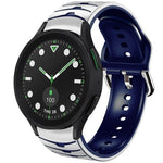 カーブテクスチャーシリコンウォッチバンド、Samsung Galaxy Watch 6 Classic 43mm用、Samsung Galaxy Watch 5 Pro ゴルフエディション用、Samsung Galaxy Watch 5 ゴルフエディション用