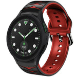 カーブテクスチャーシリコンウォッチバンド、Samsung Galaxy Watch 6 Classic 43mm用、Samsung Galaxy Watch 5 Pro ゴルフエディション用、Samsung Galaxy Watch 5 ゴルフエディション用