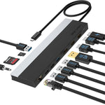 Wavlink UMD08 DisplayPort 12in1 Type-C トリプルディスプレイドッキングステーション UMD08