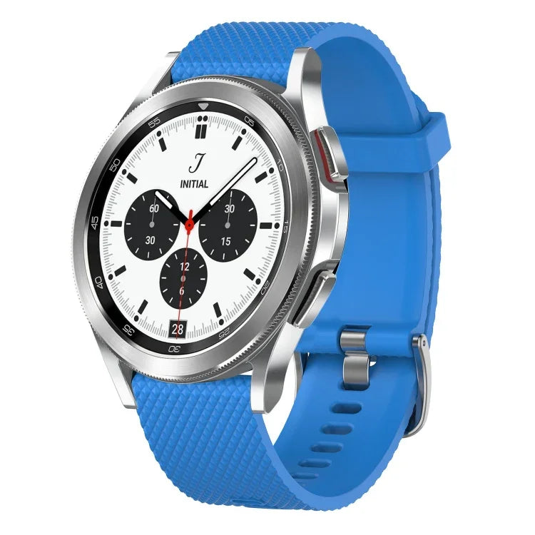 20mmダイヤモンドテクスチャーシリコンウォッチバンド、Samsung Galaxy Watch 4 Classic 42mm用、Samsung Galaxy Watch Active 2 44mm用、Samsung Galaxy Watch Active 2 40mm用、Samsung Galaxy Watch 42mm用