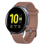 20mmダイヤモンドテクスチャーシリコンウォッチバンド、Samsung Galaxy Watch 4 Classic 42mm用、Samsung Galaxy Watch Active 2 44mm用、Samsung Galaxy Watch Active 2 40mm用、Samsung Galaxy Watch 42mm用