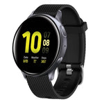 20mmダイヤモンドテクスチャーシリコンウォッチバンド、Samsung Galaxy Watch 4 Classic 42mm用、Samsung Galaxy Watch Active 2 44mm用、Samsung Galaxy Watch Active 2 40mm用、Samsung Galaxy Watch 42mm用