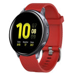 20mmダイヤモンドテクスチャーシリコンウォッチバンド、Samsung Galaxy Watch 4 Classic 42mm用、Samsung Galaxy Watch Active 2 44mm用、Samsung Galaxy Watch Active 2 40mm用、Samsung Galaxy Watch 42mm用