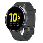 20mmダイヤモンドテクスチャーシリコンウォッチバンド、Samsung Galaxy Watch 4 Classic 42mm用、Samsung Galaxy Watch Active 2 44mm用、Samsung Galaxy Watch Active 2 40mm用、Samsung Galaxy Watch 42mm用