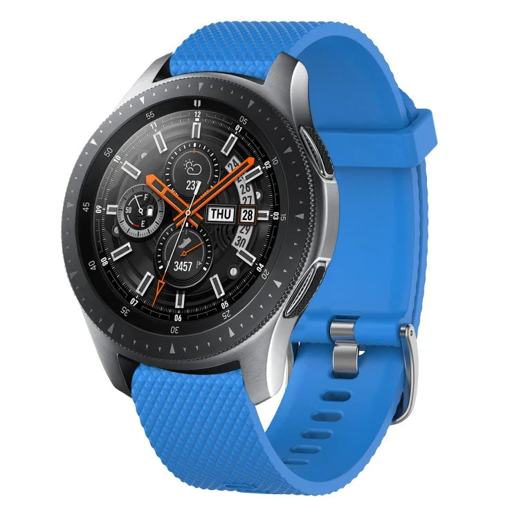 20mmダイヤモンドテクスチャーシリコンウォッチバンド、Samsung Galaxy Watch 4 Classic 42mm用、Samsung Galaxy Watch Active 2 44mm用、Samsung Galaxy Watch Active 2 40mm用、Samsung Galaxy Watch 42mm用