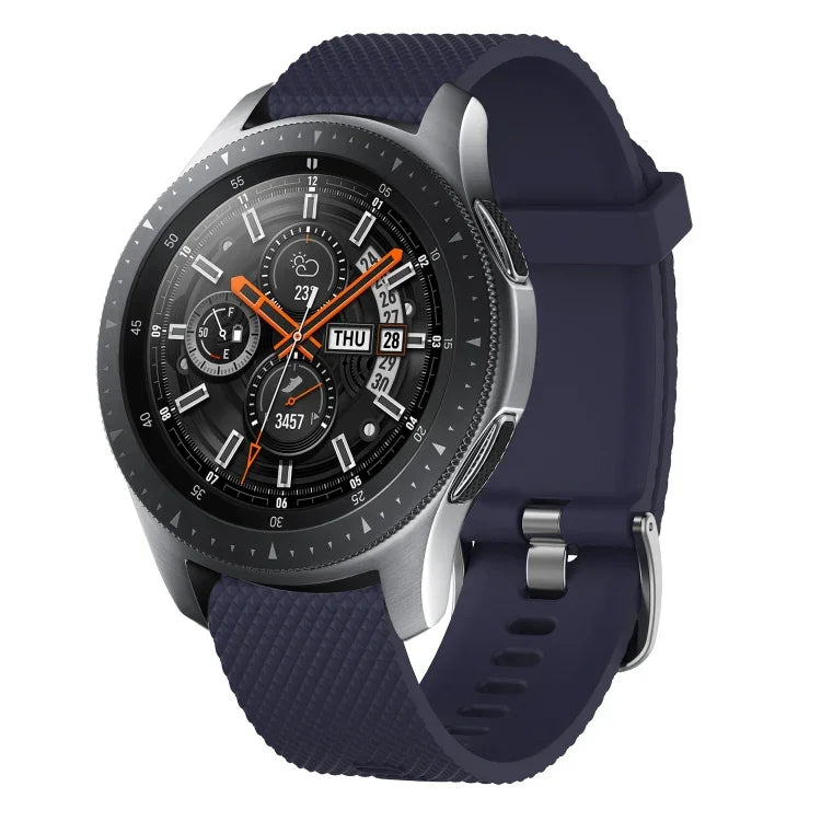 20mmダイヤモンドテクスチャーシリコンウォッチバンド、Samsung Galaxy Watch 4 Classic 42mm用、Samsung Galaxy Watch Active 2 44mm用、Samsung Galaxy Watch Active 2 40mm用、Samsung Galaxy Watch 42mm用