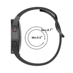 JUNSUNMAY シリコン調節可能ストラップ＋全面カバープラスチックスクリーンプロテクターキット、Samsung Galaxy Watch5 40mm用、Samsung Galaxy Watch4 44mm用、Samsung Galaxy Watch4 40mm用