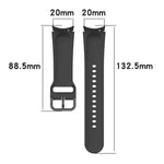 JUNSUNMAY シリコン調節可能ストラップ＋全面カバープラスチックスクリーンプロテクターキット、Samsung Galaxy Watch5 40mm用、Samsung Galaxy Watch4 44mm用、Samsung Galaxy Watch4 40mm用