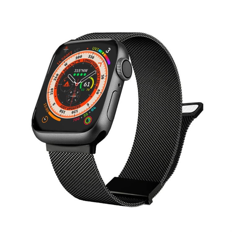 ミラノダブルマグネティックスチールメッシュウォッチバンド、Apple Watch Ultra 49mm用、Apple Watch 8 41mm用、Apple Watch 8 45mm用、Apple Watch SE 2022 40mm用、Apple Watch SE 2022 44mm用、Apple Watch 7 41mm用