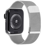 ミランダブルマグネティックスチールメッシュウォッチバンド、Apple Watch 7 45mm用、Apple Watch SE 40mm用、Apple Watch SE 44mm用、Apple Watch 6 40mm用、Apple Watch 6 44mm用、Apple Watch 5 44mm用