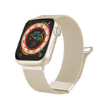 ミランダブルマグネティックスチールメッシュウォッチバンド、Apple Watch 7 45mm用、Apple Watch SE 40mm用、Apple Watch SE 44mm用、Apple Watch 6 40mm用、Apple Watch 6 44mm用、Apple Watch 5 44mm用