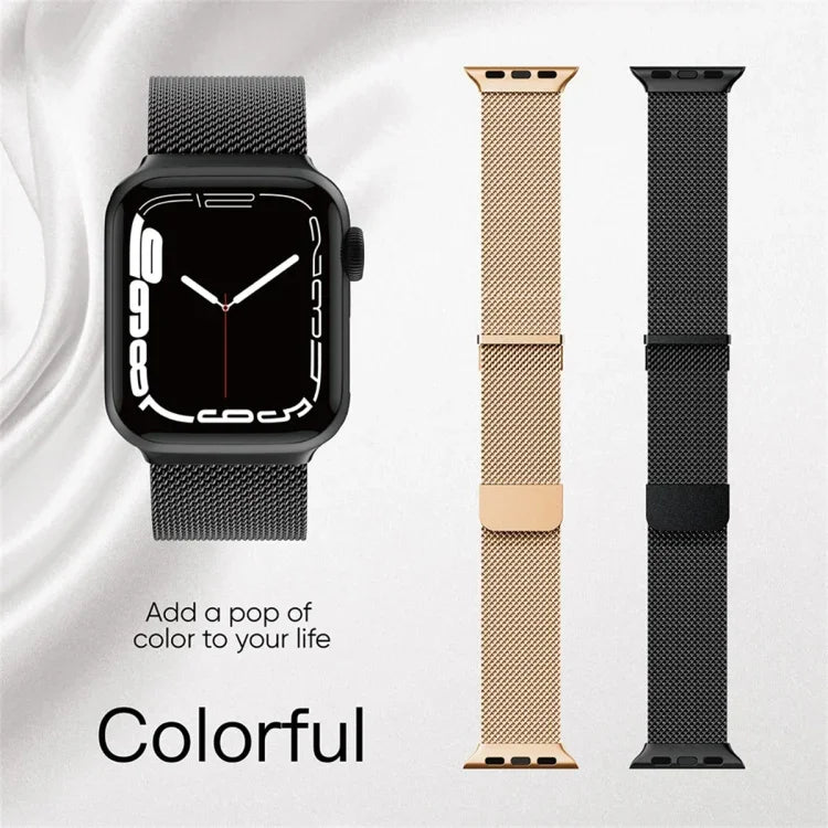 ミラノダブルマグネティックスチールメッシュウォッチバンド、Apple Watch 2 38mm用、Apple Watch 42mm用、Apple Watch 38mm用