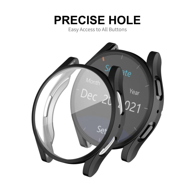 ENKAY Hat-Prince 全面保護電気めっきソフトTPUケース、画面保護付き、Samsung Galaxy Watch6 44mm用、Samsung Galaxy Watch6 40mm用