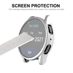 ENKAY Hat-Prince 全面保護電気めっきソフトTPUケース、画面保護付き、Samsung Galaxy Watch6 44mm用、Samsung Galaxy Watch6 40mm用