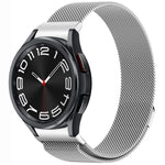 ボタンスタイルミラノマグネティックメタルウォッチバンド、Samsung Galaxy Watch 6 Classic用、Samsung Galaxy Watch5 / 5 Pro用、Samsung Galaxy Watch4 / 4 Classic 46mm用、Samsung Galaxy Watch3 41mm用