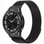 ボタンスタイルミラノマグネティックメタルウォッチバンド、Samsung Galaxy Watch 6 Classic用、Samsung Galaxy Watch5 / 5 Pro用、Samsung Galaxy Watch4 / 4 Classic 46mm用、Samsung Galaxy Watch3 41mm用